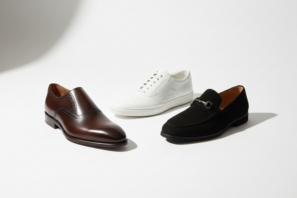 Premium men's shoes collection — luxury oxford, sneaker and loafer by OxForth